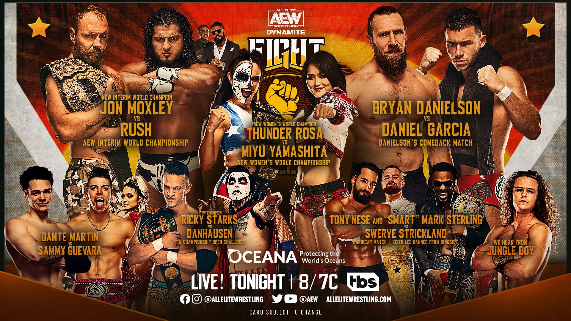 AEW Dynamite Fight for the Fallen 2022 Full Lineup for Tonight