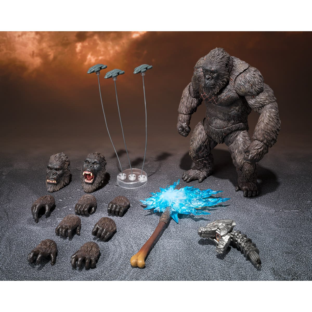 Exclusive King Kong S.H.MonsterArts Godzilla Vs. Kong Figure Debuts