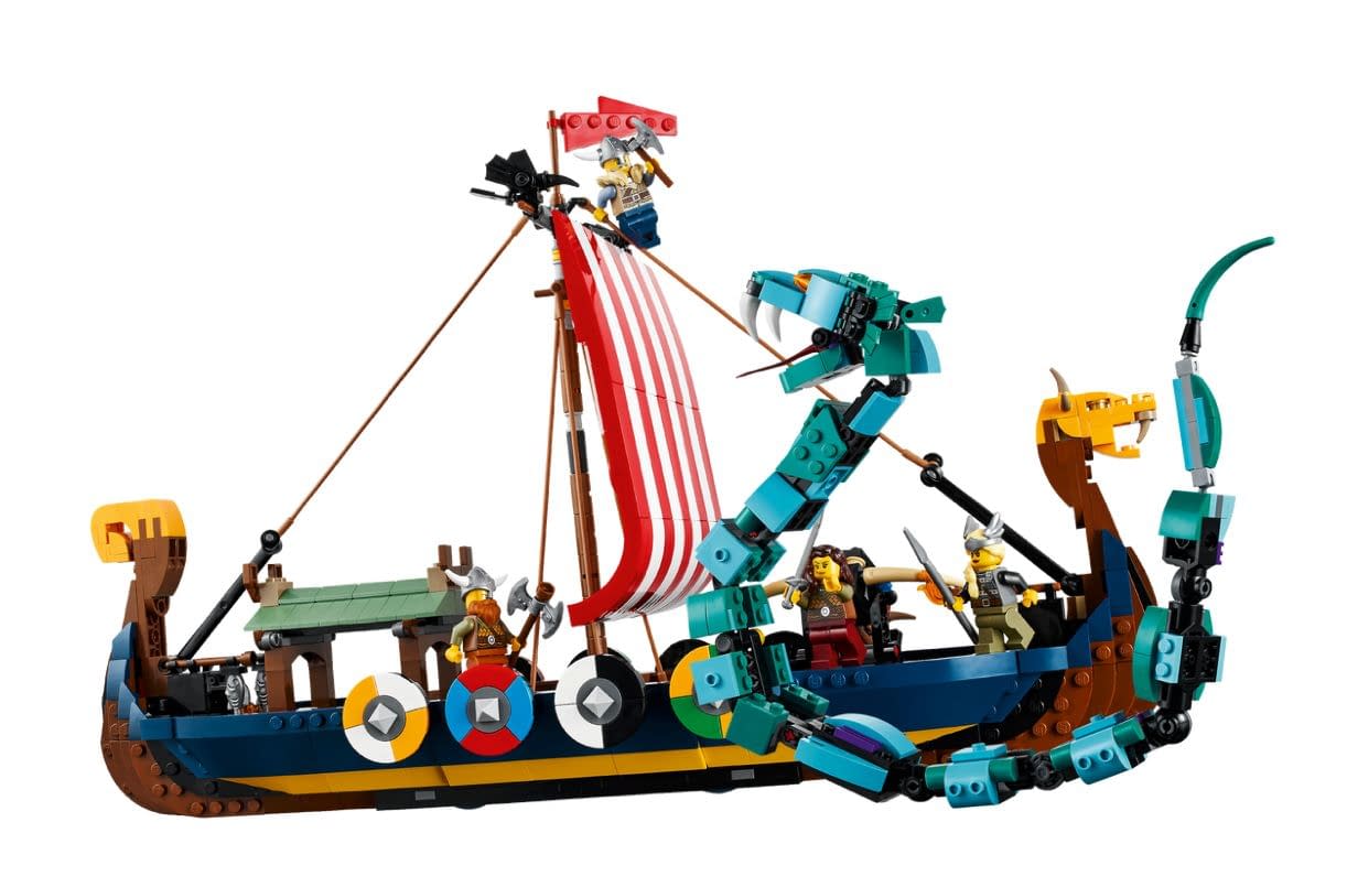 Explore Midgard in Style with LEGO's New 3-in-1 Viking Ship Set 