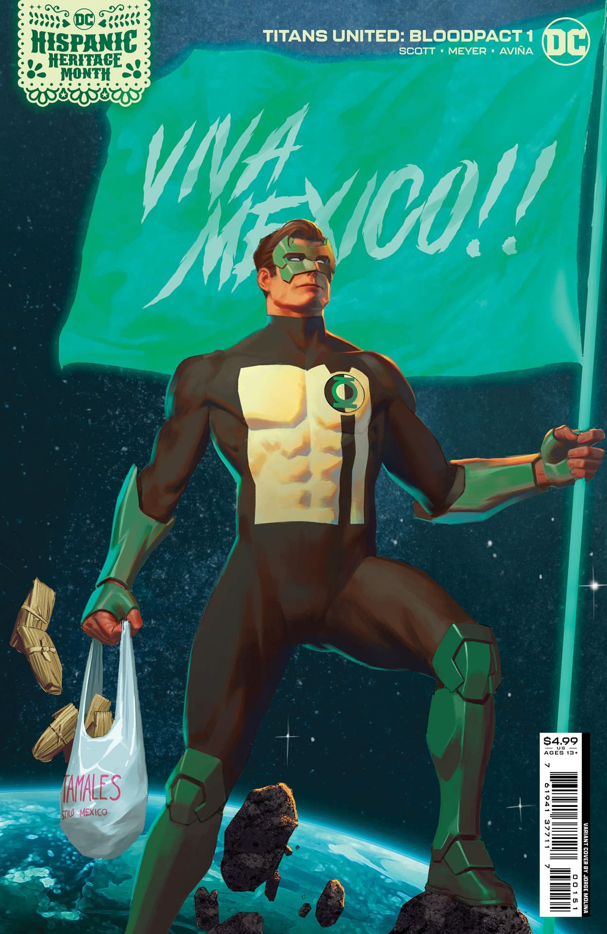 Kyle Rayner Hispanic Heritage Month Variant Cooks Up Controversy