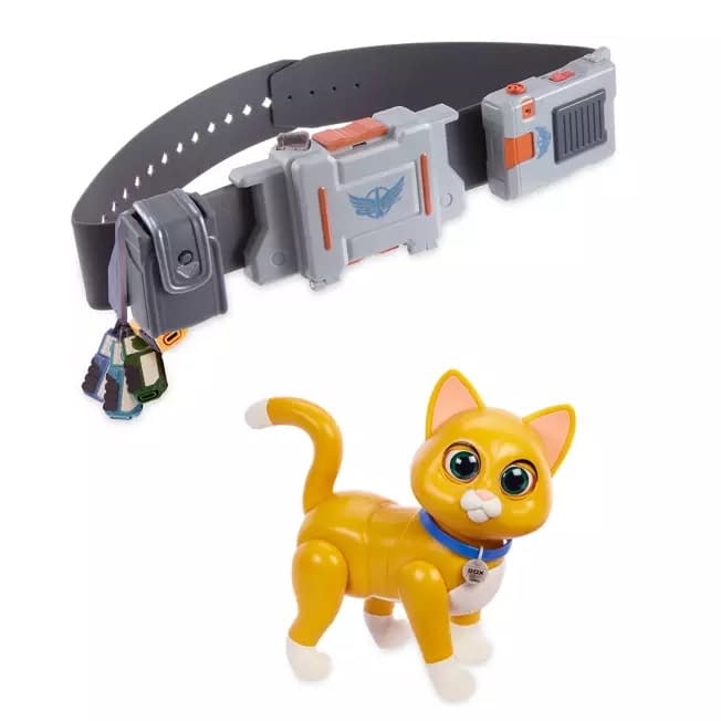 Disney and Pixar Lightyear Jet Pack Space Ranger Sox, Electronic Toy Cat  with Motion, Light & Sound 