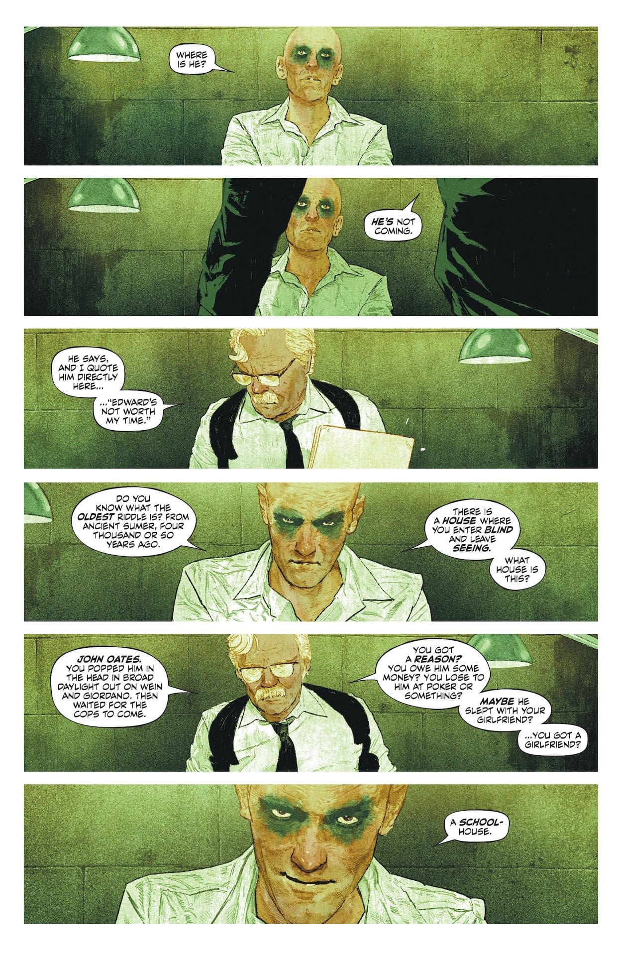 Batman One Bad Day The Riddler 1 Preview Retcons The Killing Joke