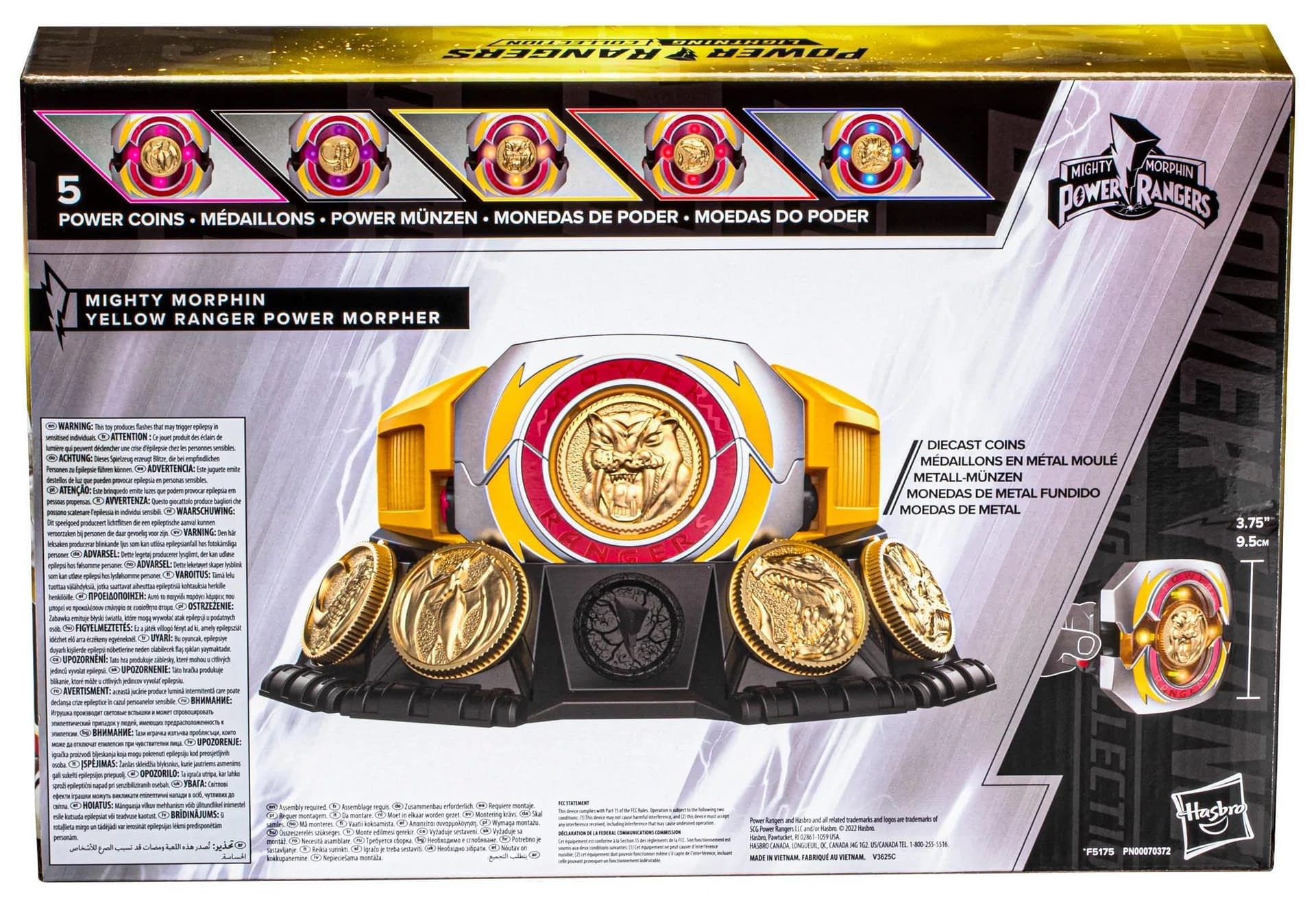 Mighty Morphin' Power Rangers Yellow Ranger Morpher Debuts from Hasbro