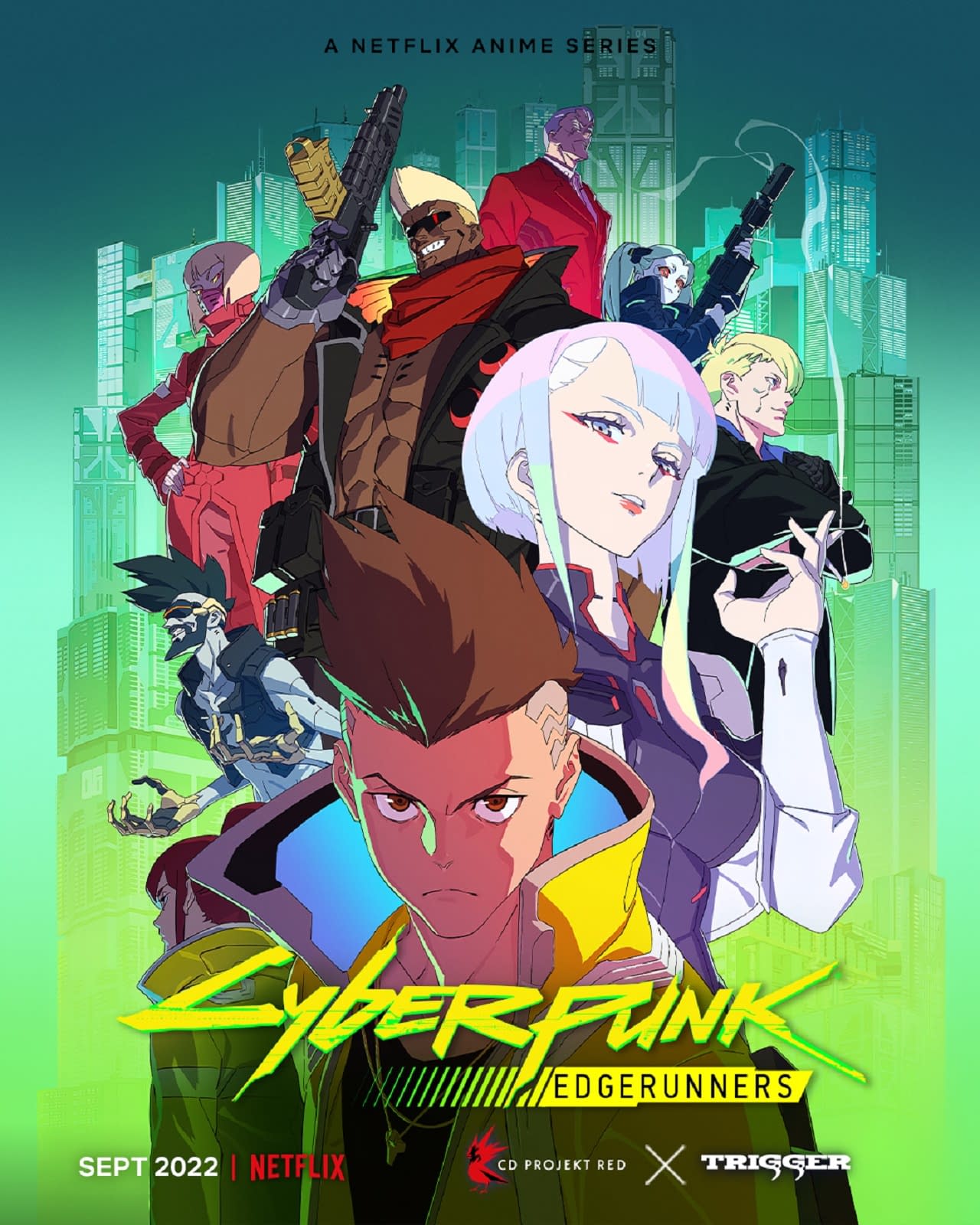 O Estúdio Trigger Revelou o Trailer e Elenco do Anime Cyberpunk