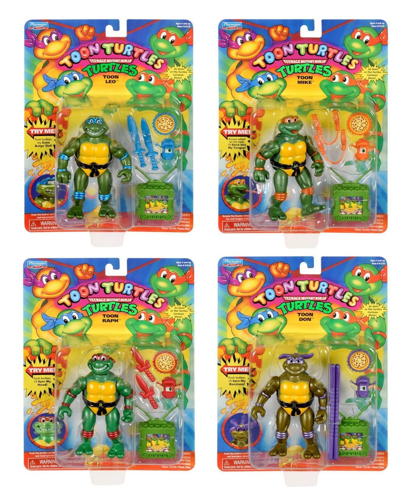 Teenage Mutant Ninja Turtles Cartoon 4-Pack Debuts from Playmates 