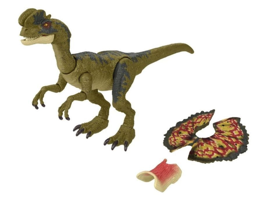 Jurassic Park Dilophosaurus Comes to Mattel's Hammond Collection 