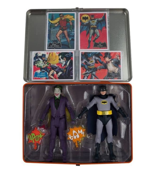 Retro Batman 1966 4-Pack Lunchbox Set Revealed by McFarlane