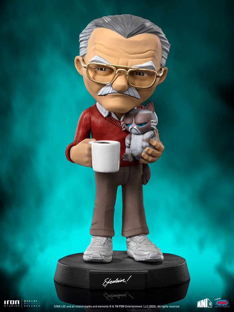 Stan Lee and Grumpy Cat Join Forces with New Iron Studios MiniCo