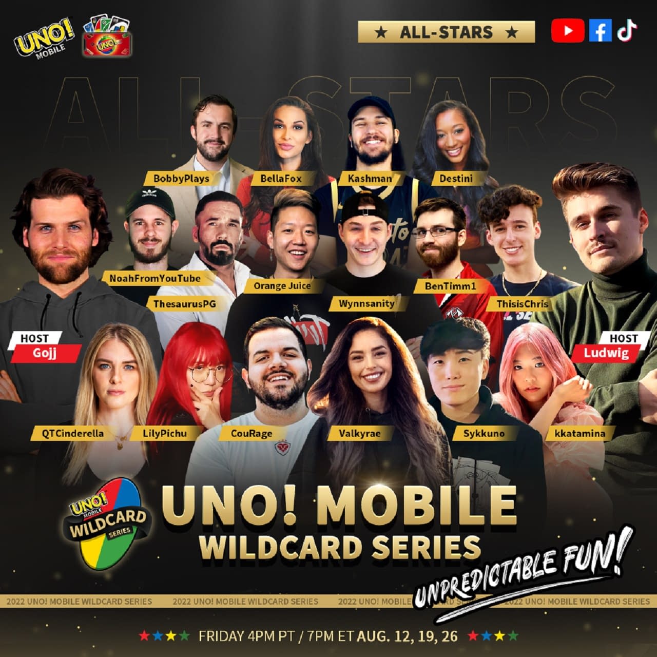 UNO! Mobile Wildcard Series AllStars Tournament To Happen Friday