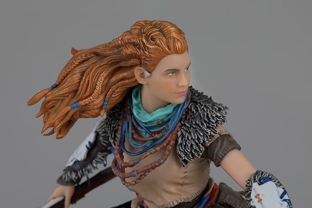 Embrace Horizon Forbidden West with the New Dark Horse Aloy Statue 