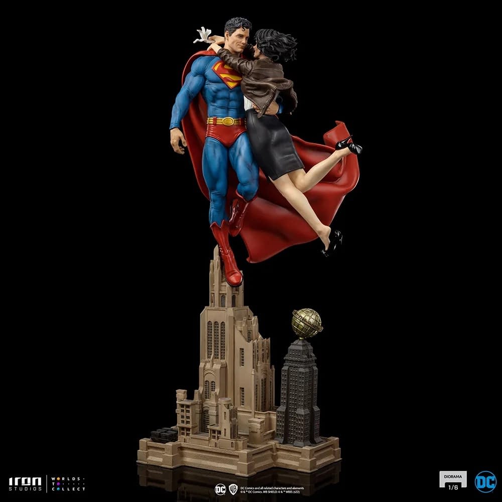 Superman Sweeps Lois Lane off Her Feet with New Iron Studios Statue