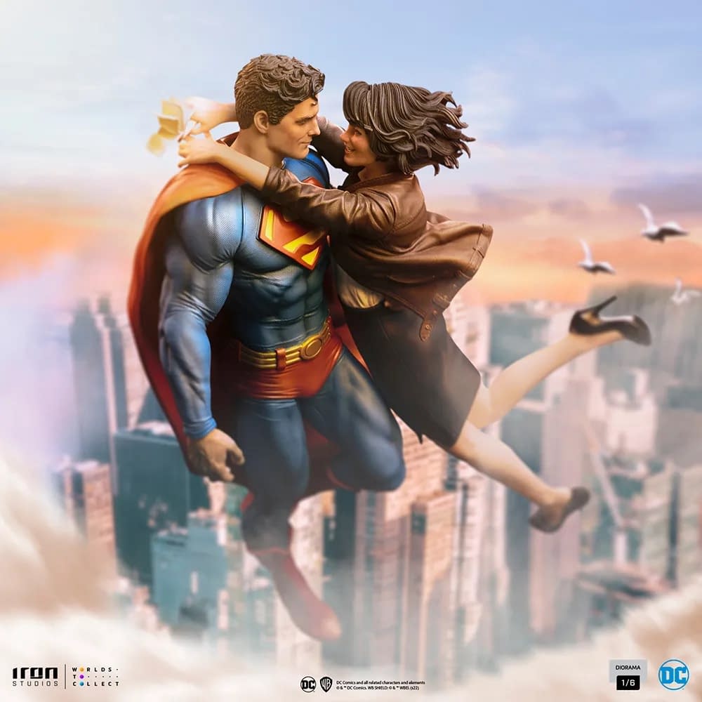 Superman Sweeps Lois Lane off Her Feet with New Iron Studios Statue