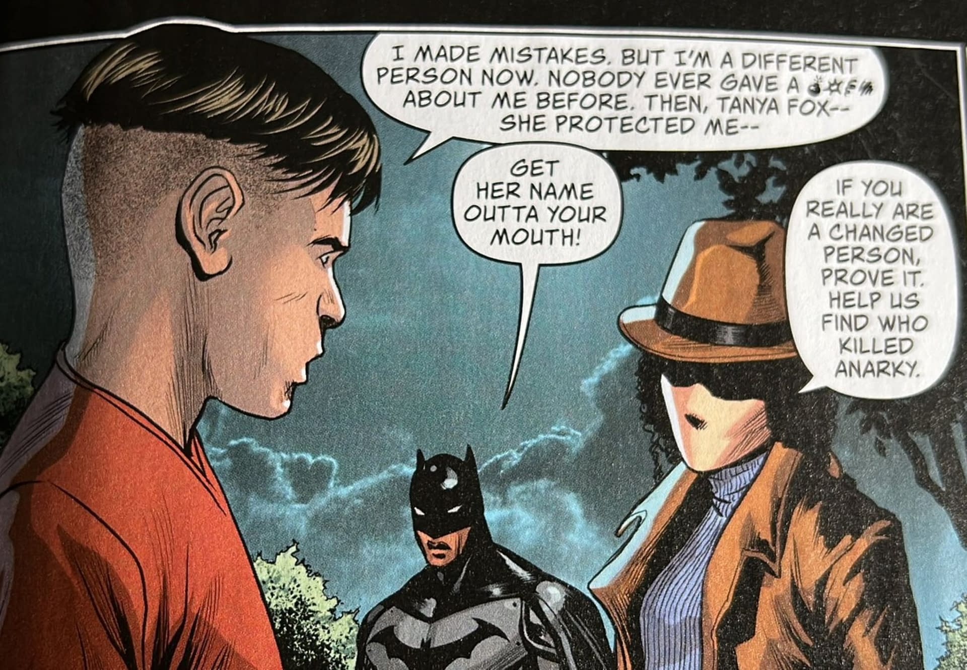 Batman Of New York Quotes Will Smith's Slap Speech in I Am Batman #12
