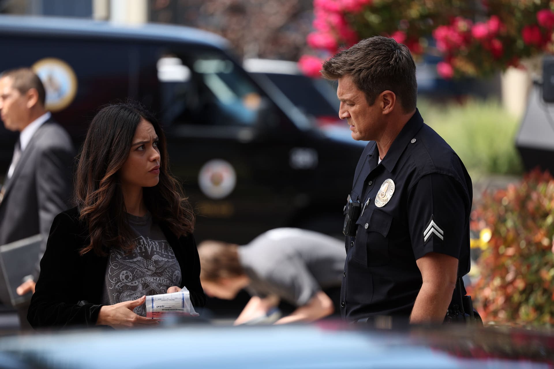 The Rookie Alexi Hawley Talks Chenford Twist Impact S05E02 Preview The Rookie Alexi Hawley Talks Chenford Twist Impact S05E02 Preview