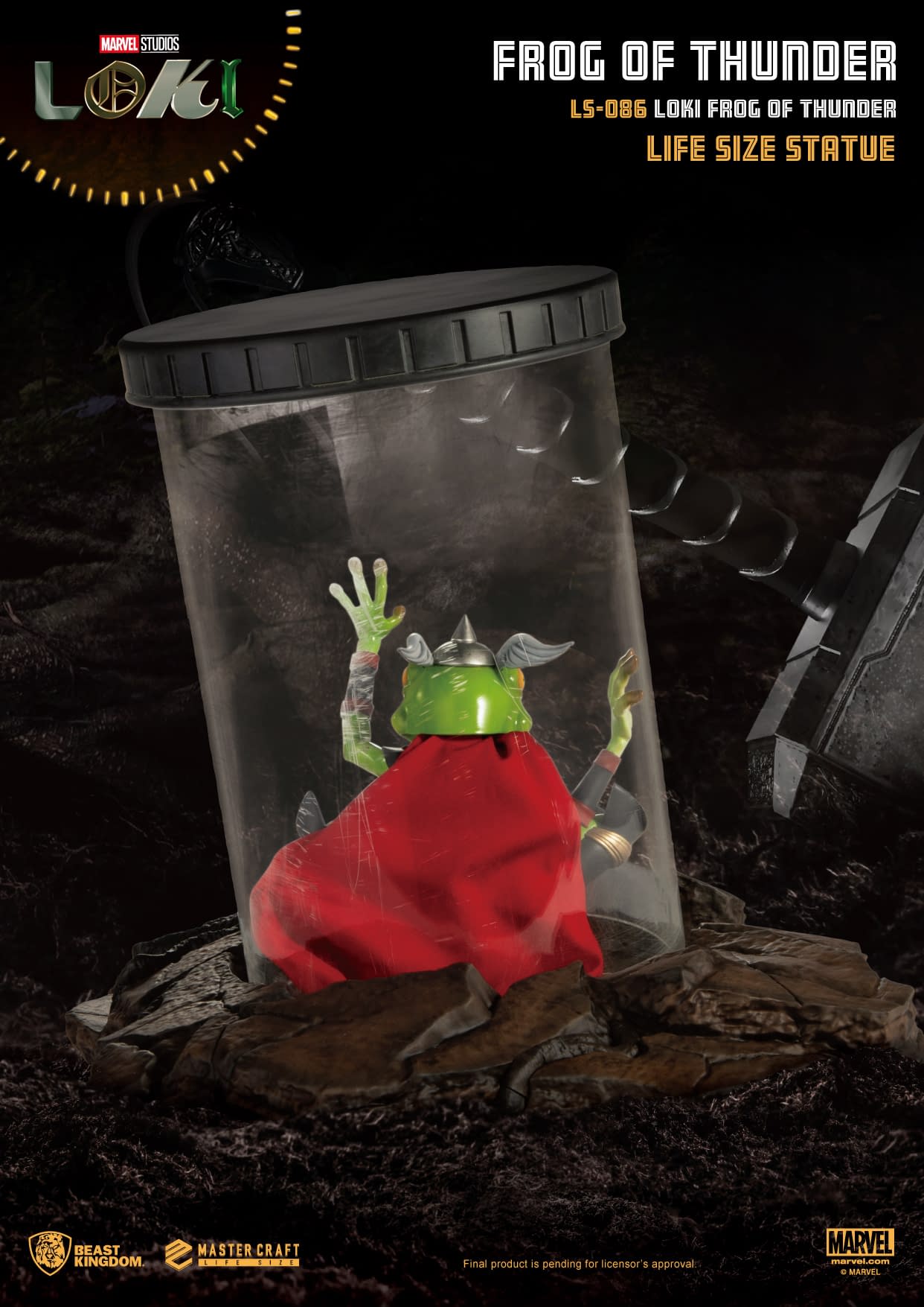 Beast Kingdom Debuts the Frog of Thunder from Marvel Studios Loki