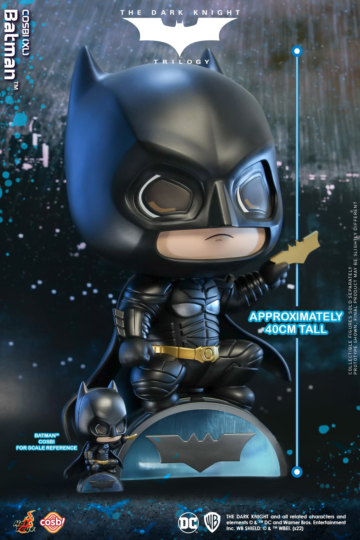 The Dark Knight Trilogy Gets Adorable New XL Figures from Hot Toys