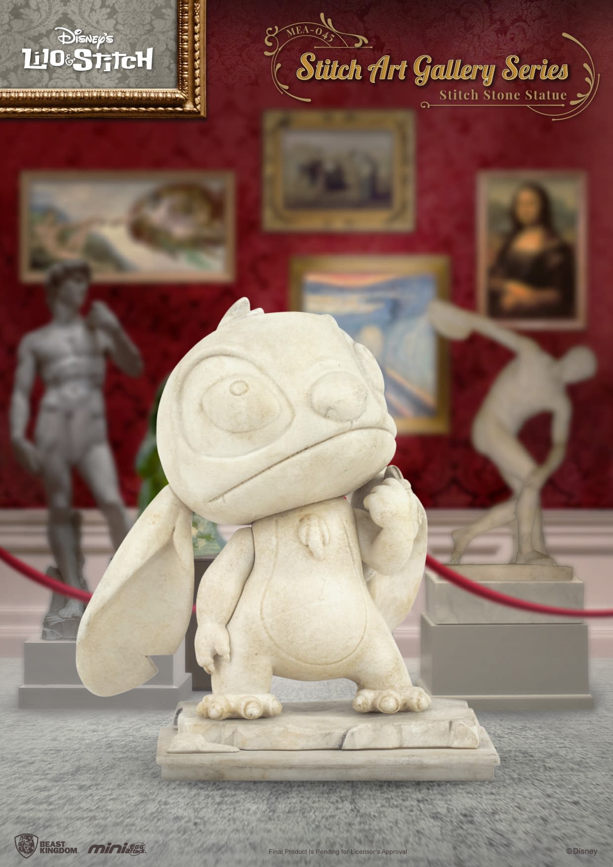 Beast Kingdom Debuts Stitch Art Gallery Mini Egg Attack Figurines
