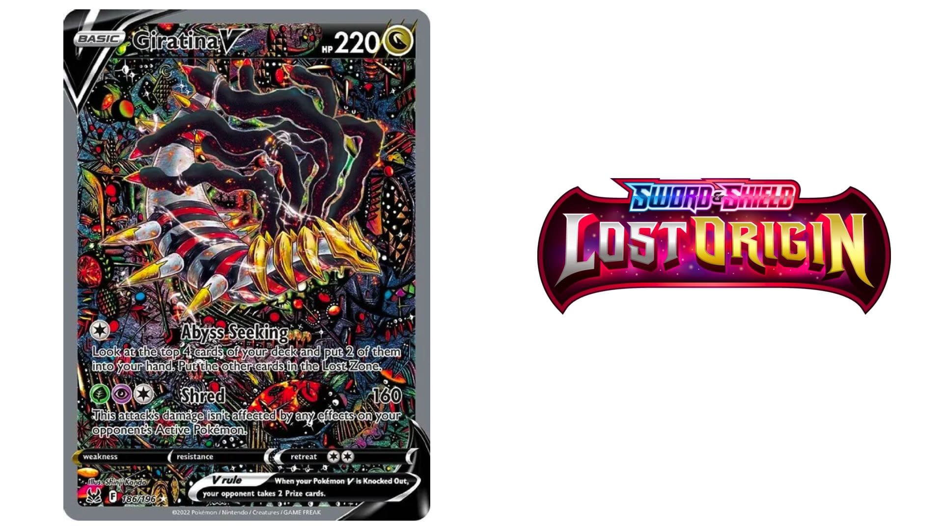 Auction Prices Realized Tcg Cards 2022 Pokemon Sword & Shield Lost Origin Giratina  V