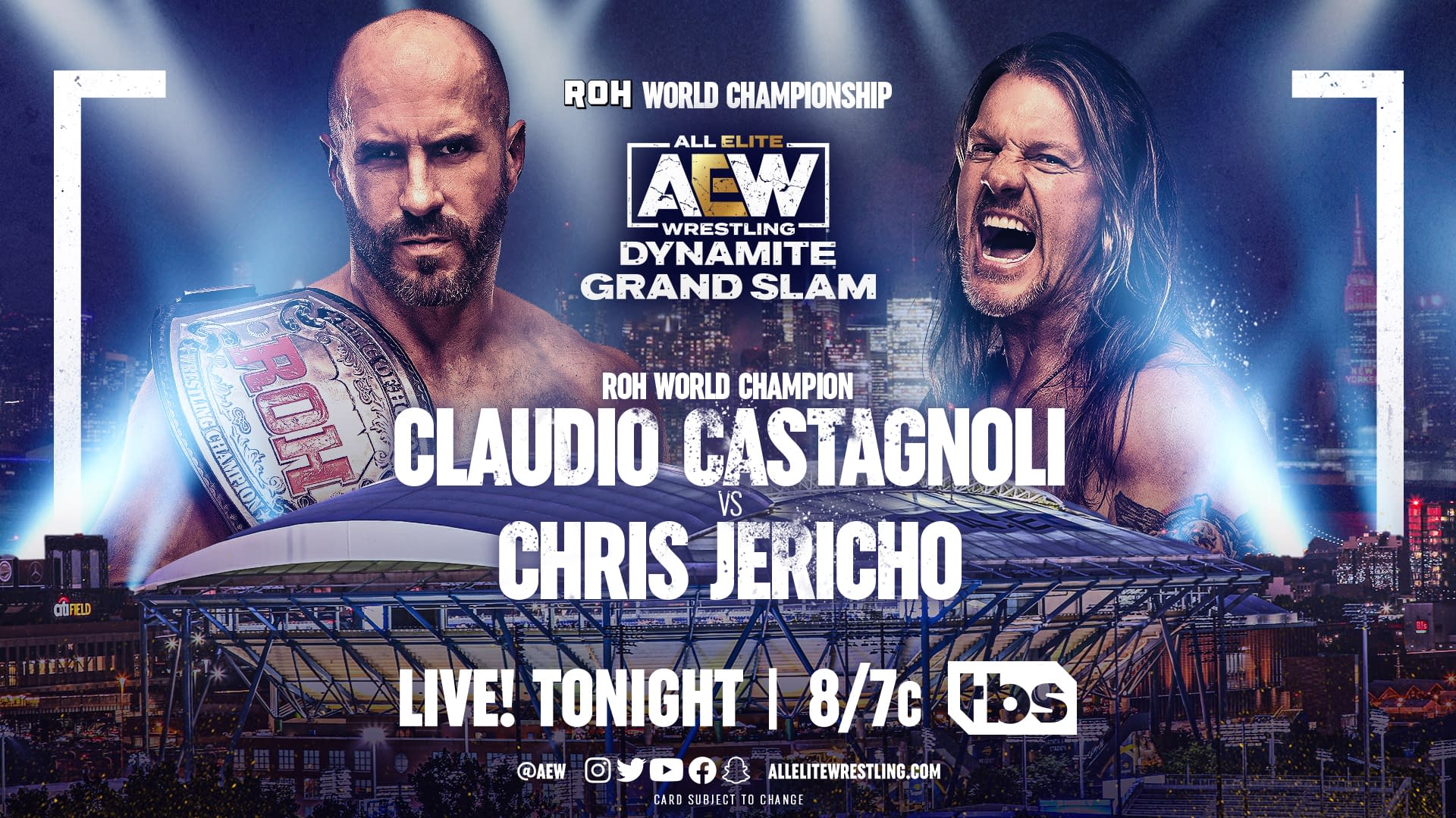 Chris Jericho Wins Roh Championship At Aew Grand Slam Dynamite