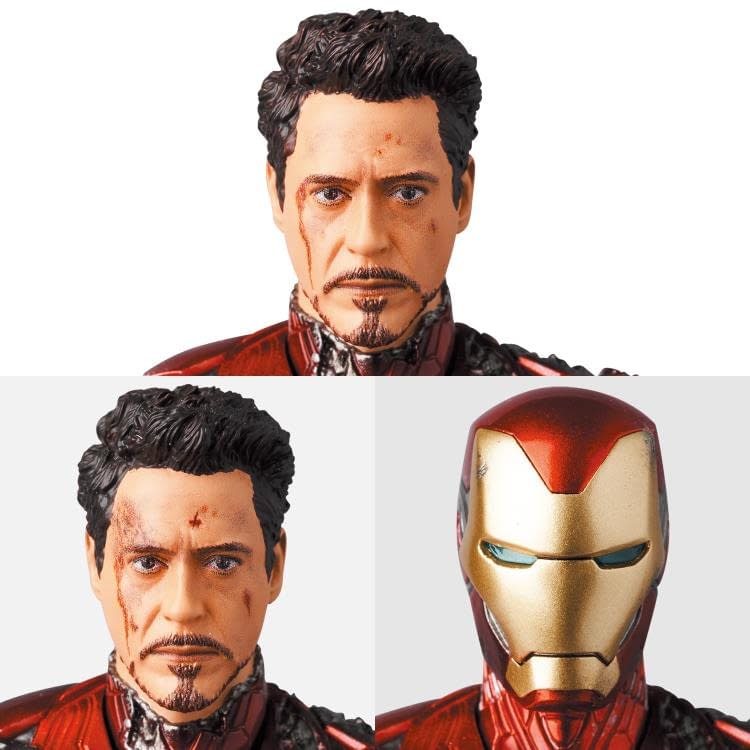 Avengers: Endgame Battle Damaged Iron Man MAFEX Figure Revealed 