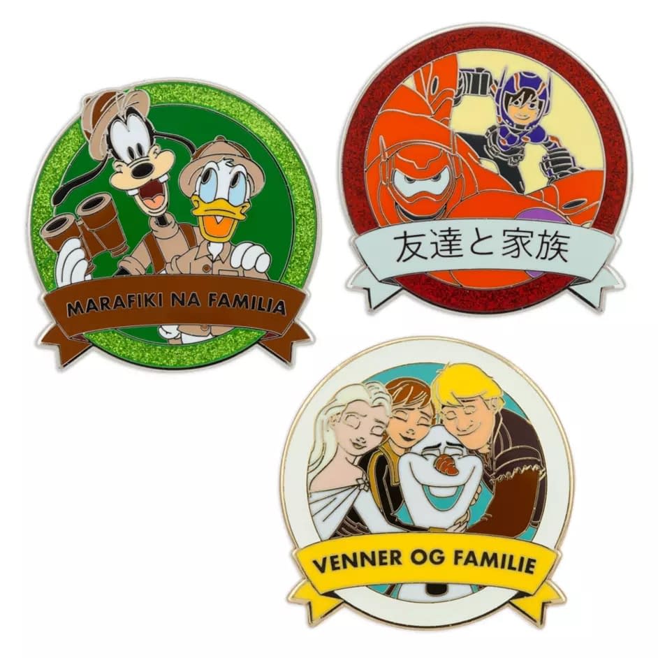 Disney Reveals Unique Friends and Family Mystery Pin Collection 