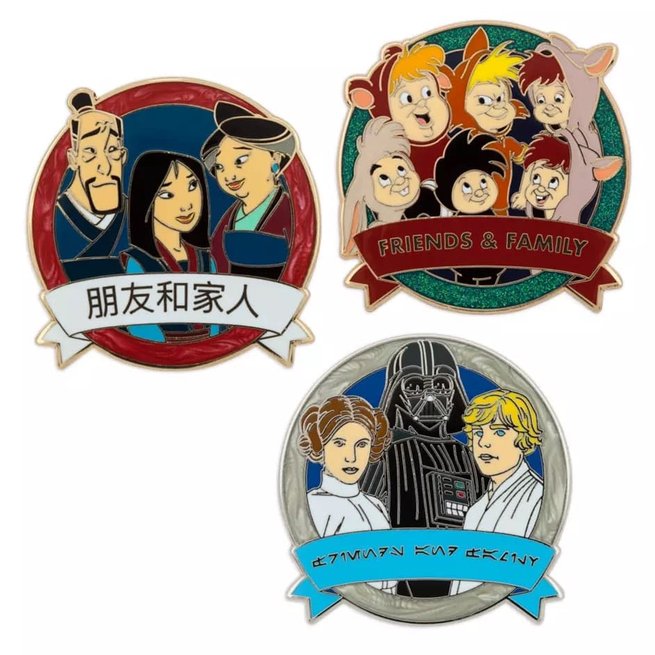 Disney Reveals Unique Friends and Family Mystery Pin Collection 