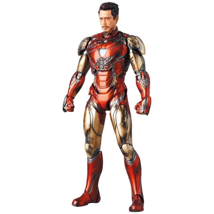 Avengers: Endgame Battle Damaged Iron Man MAFEX Figure Revealed 