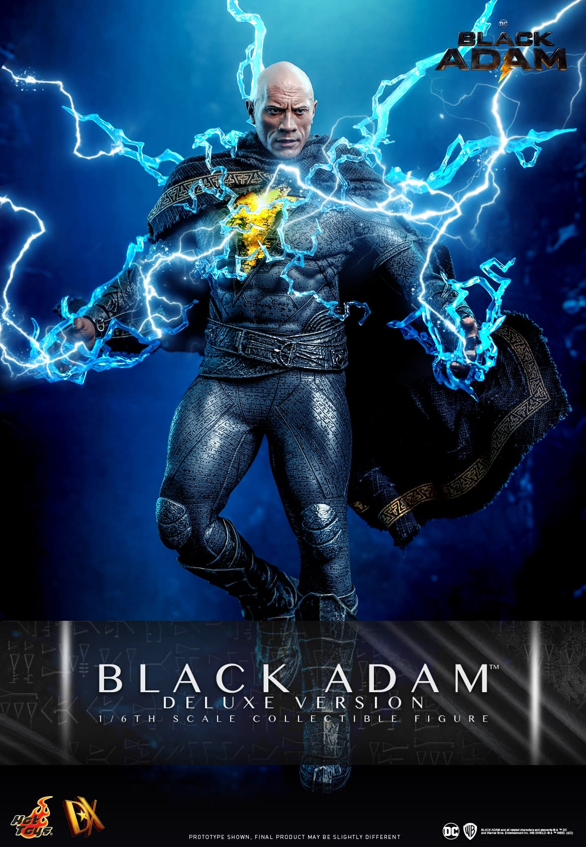 Thunder Arrives as Hot Toys Debuts Shocking Black Adam 1/6 Figure