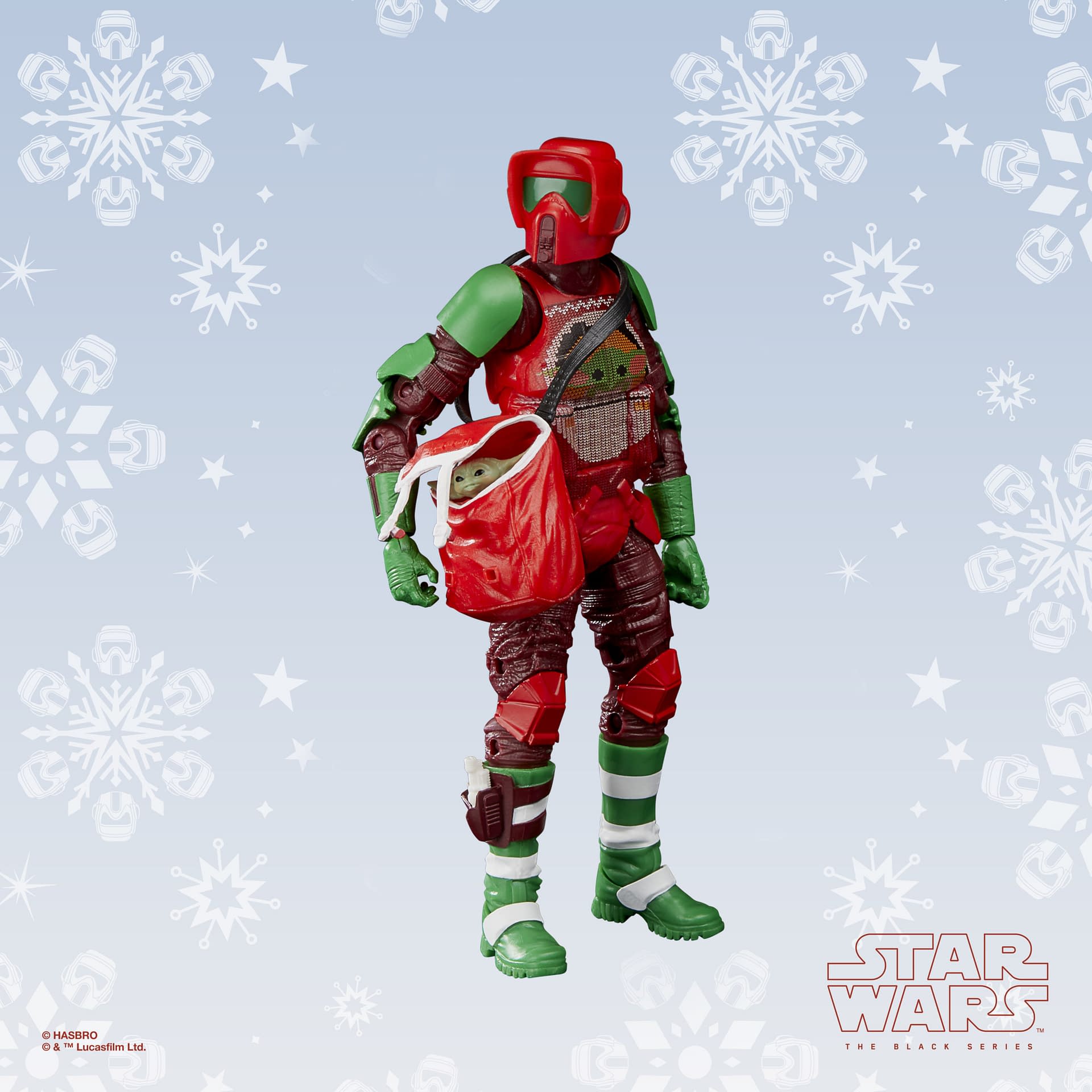 Star Wars Scout Trooper Spreads Some Holiday Cheer with Hasbro 
