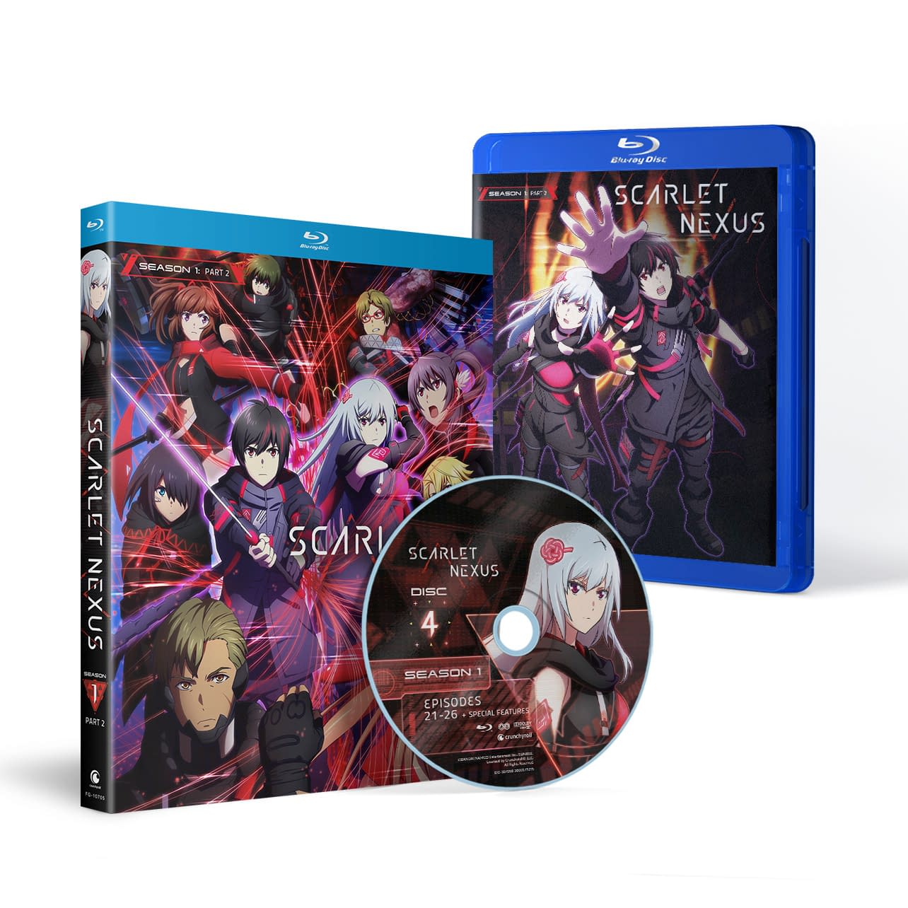 SCARLET NEXUS Vol.2 First Limited Edition Blu-ray Soundtrack CD