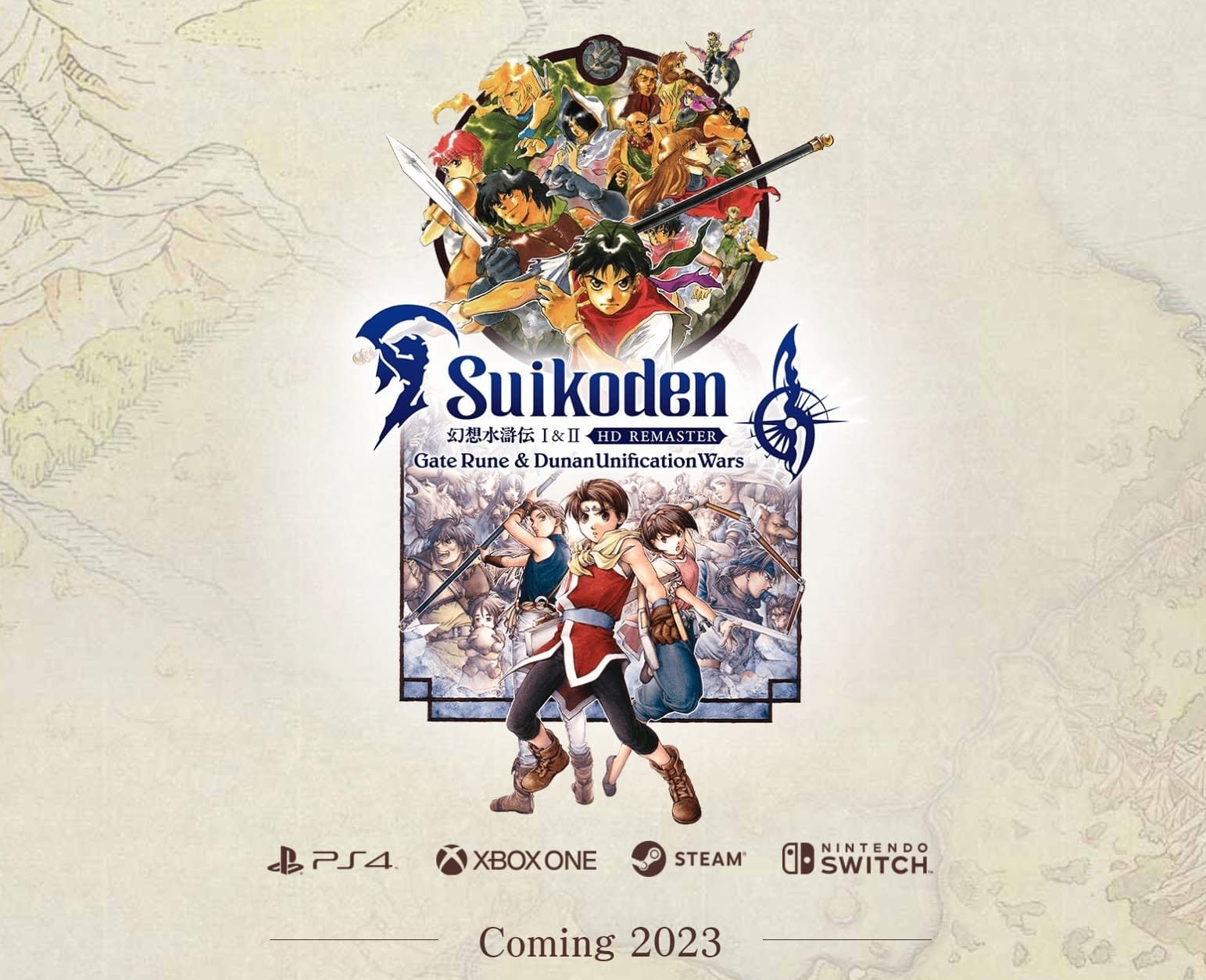 Konami Announces Suikoden 1 & 2 HD Remaster At Tokyo Game Show