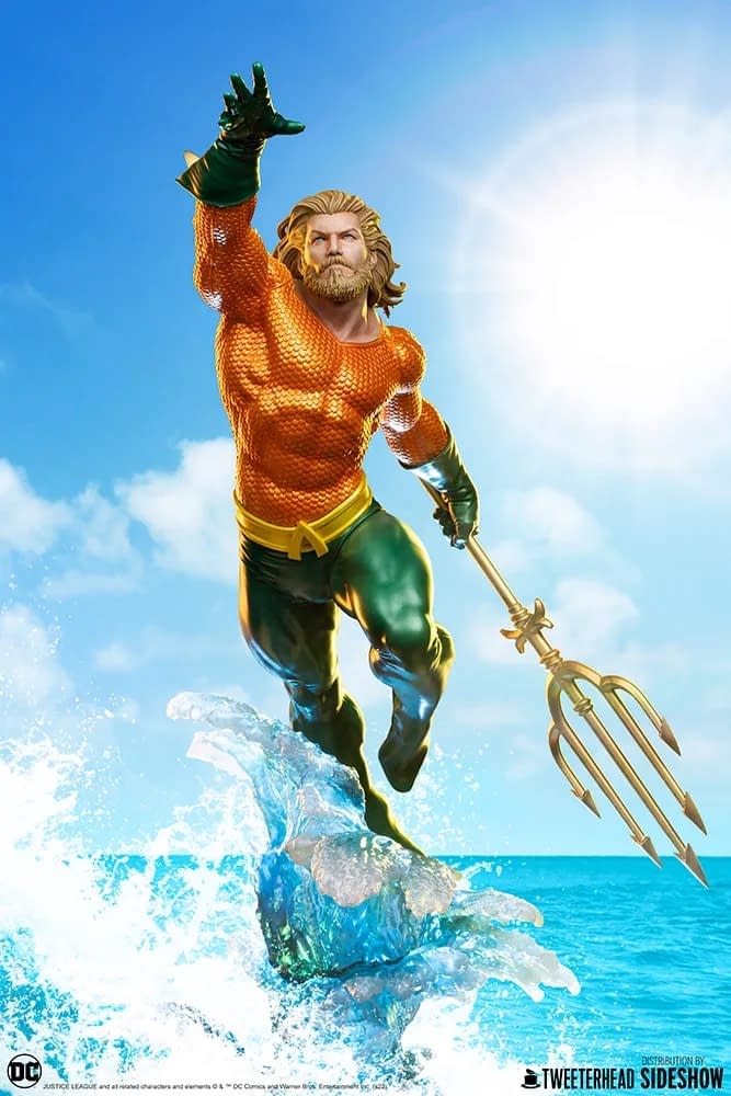 Aquaman Makes a Splash with New DC Comics Tweeterhead Maquette