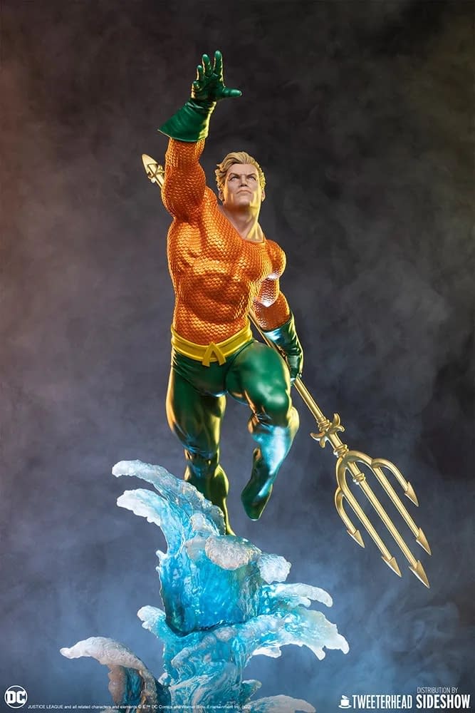 Aquaman Makes a Splash with New DC Comics Tweeterhead Maquette