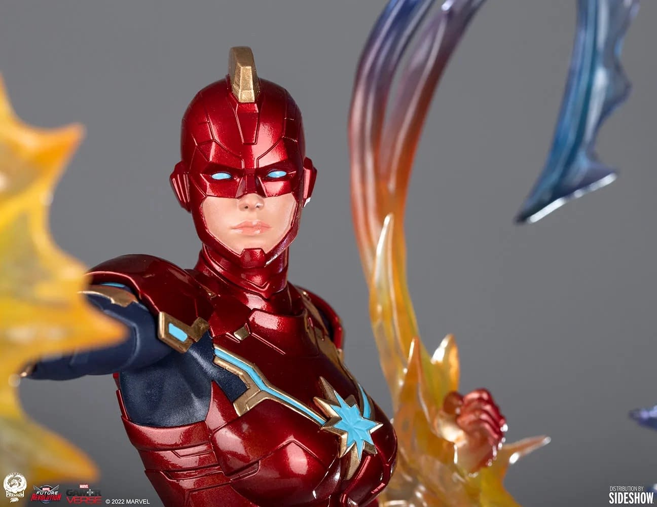 Captain Marvel Marvel Future Revolution Statue Revealed by PCS
