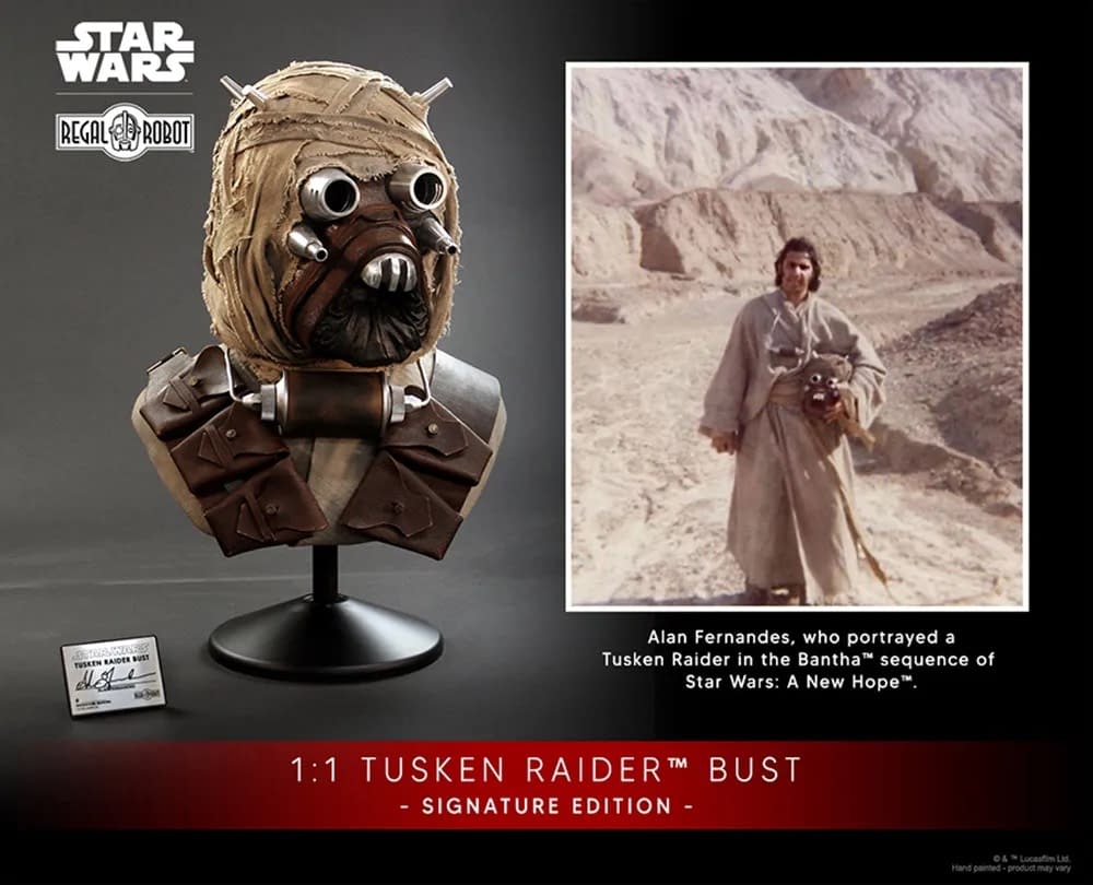 Regal Robot Reveals Life-Size Star Wars Tusken Raider Signature Bust