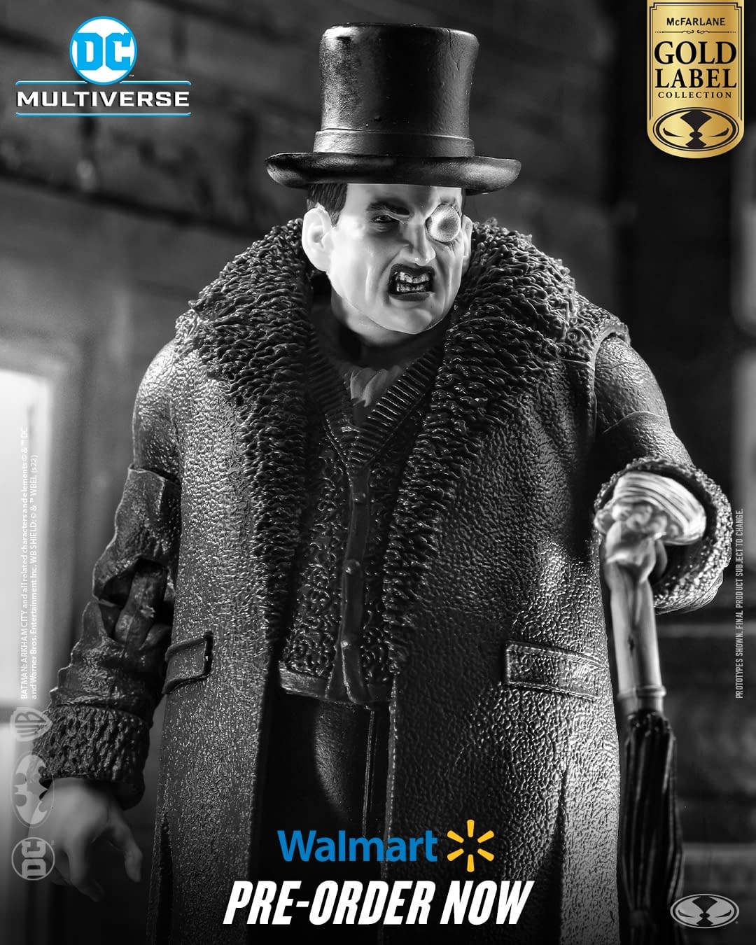 McFarlane Debuts Exclusive B&W Batman: Arkham City BAF Wave