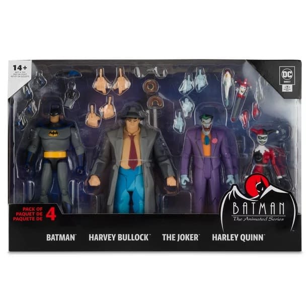 Batman The Animated Series 4-Pack Figure Set Unveiled by McFarlane