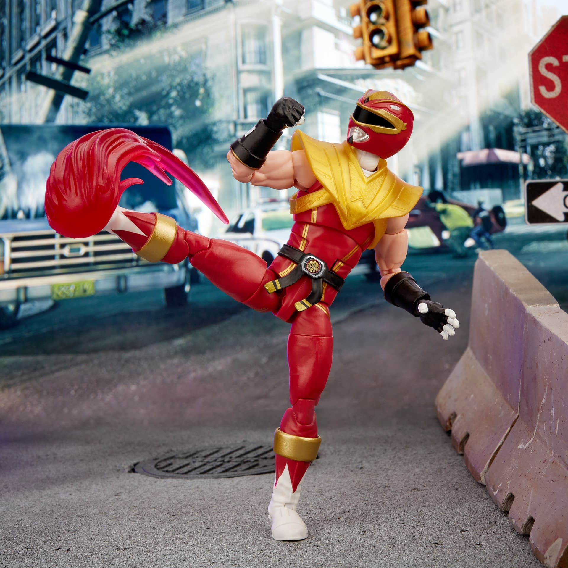 It's Morphin Time For Street Fighter Ken with New Power Rangers Figure 