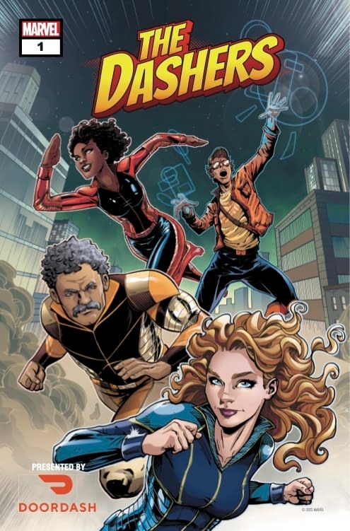 Marvel Delivers New Superhero Team Comic "The Dashers" with DoorDash