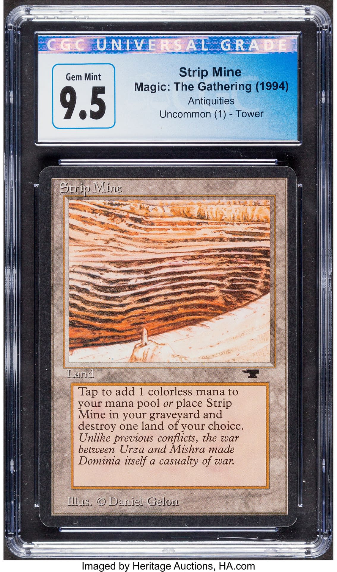Magic: The Gathering: Strip Mine Card Up For Auction At Heritage