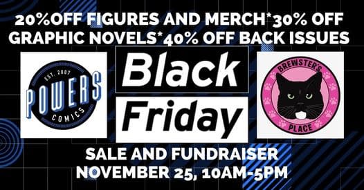 Black Friday Comic Book Store Sales