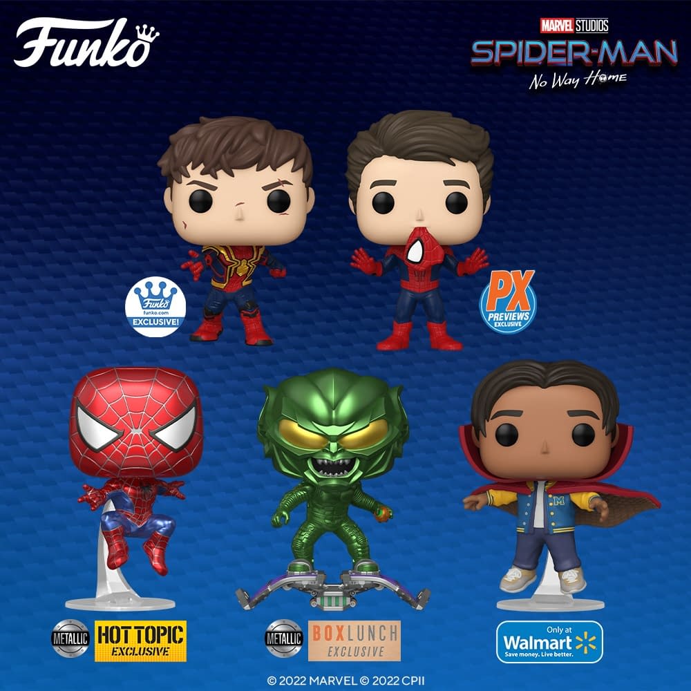 New SpiderMan No Way Home Pops Finally Unveiled by Funko