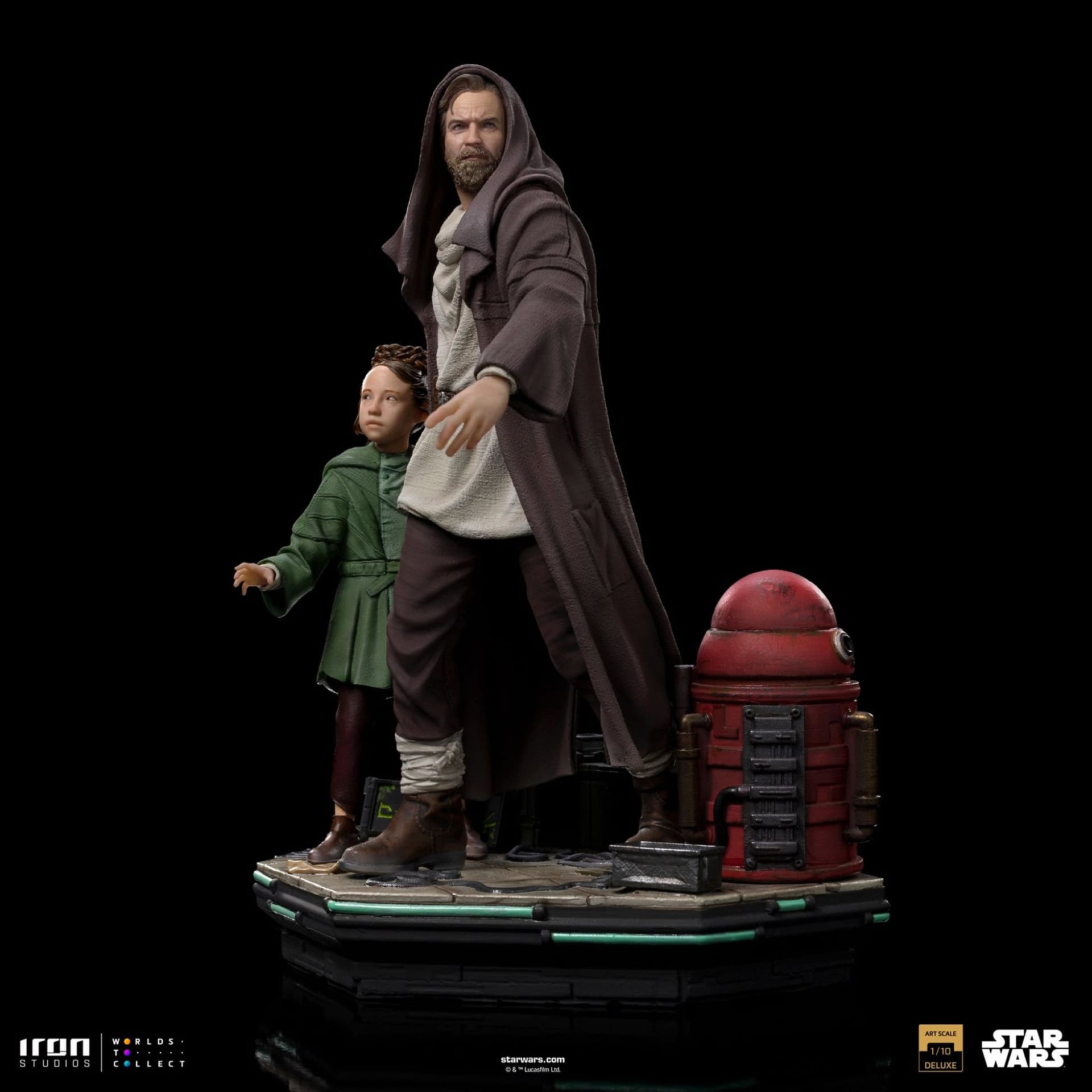 Obi-Wan Kenobi Saves Princess Leia with New Iron Studios Statue 