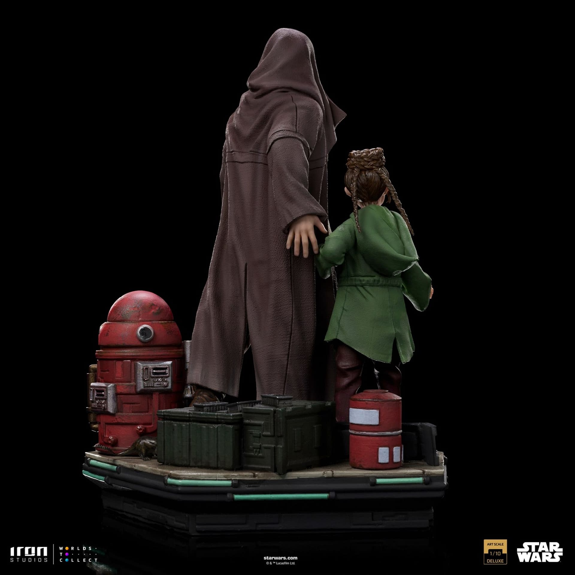 Obi-Wan Kenobi Saves Princess Leia with New Iron Studios Statue 