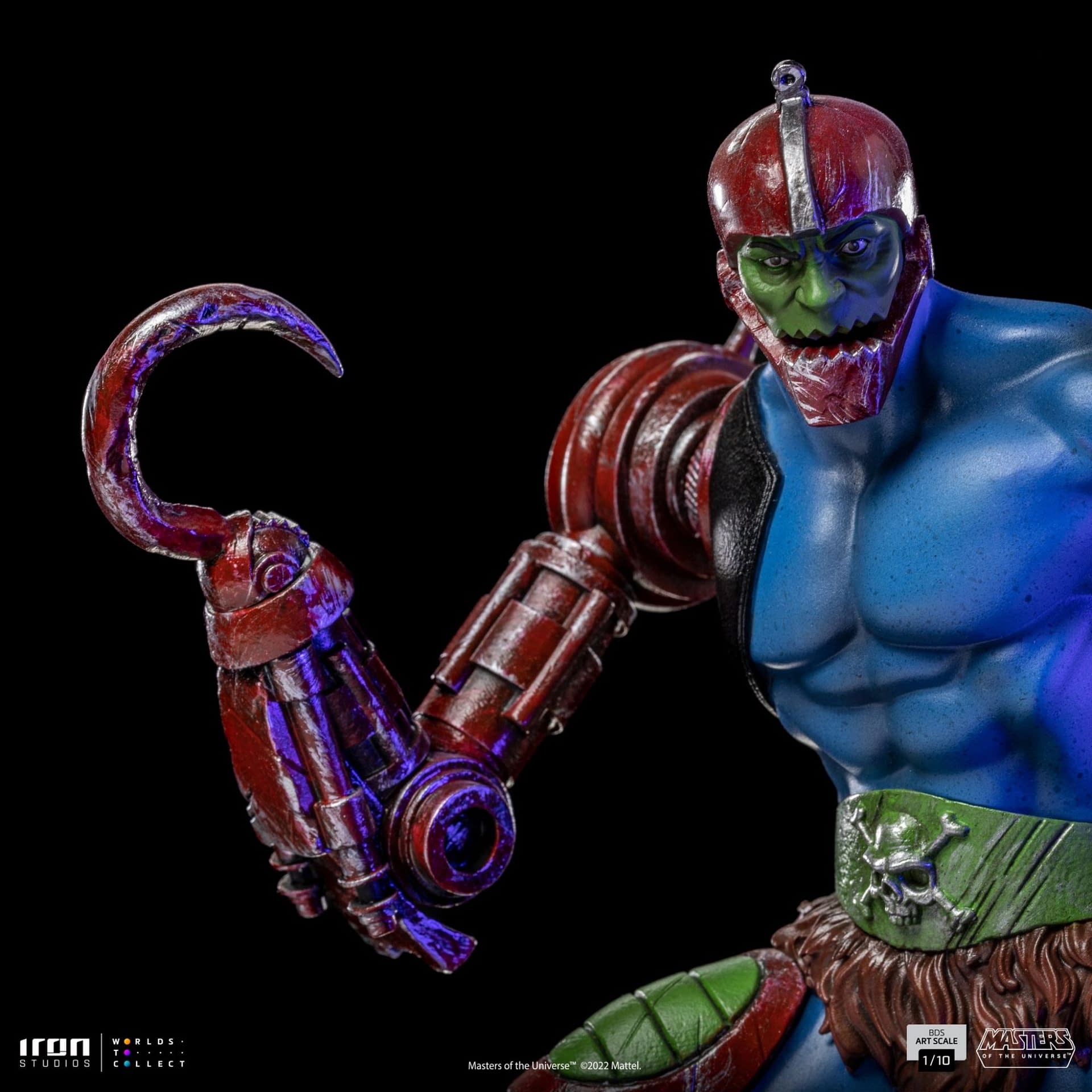 Masters of the Universe Trap Jaw Brings Some Heat to Iron Studios 