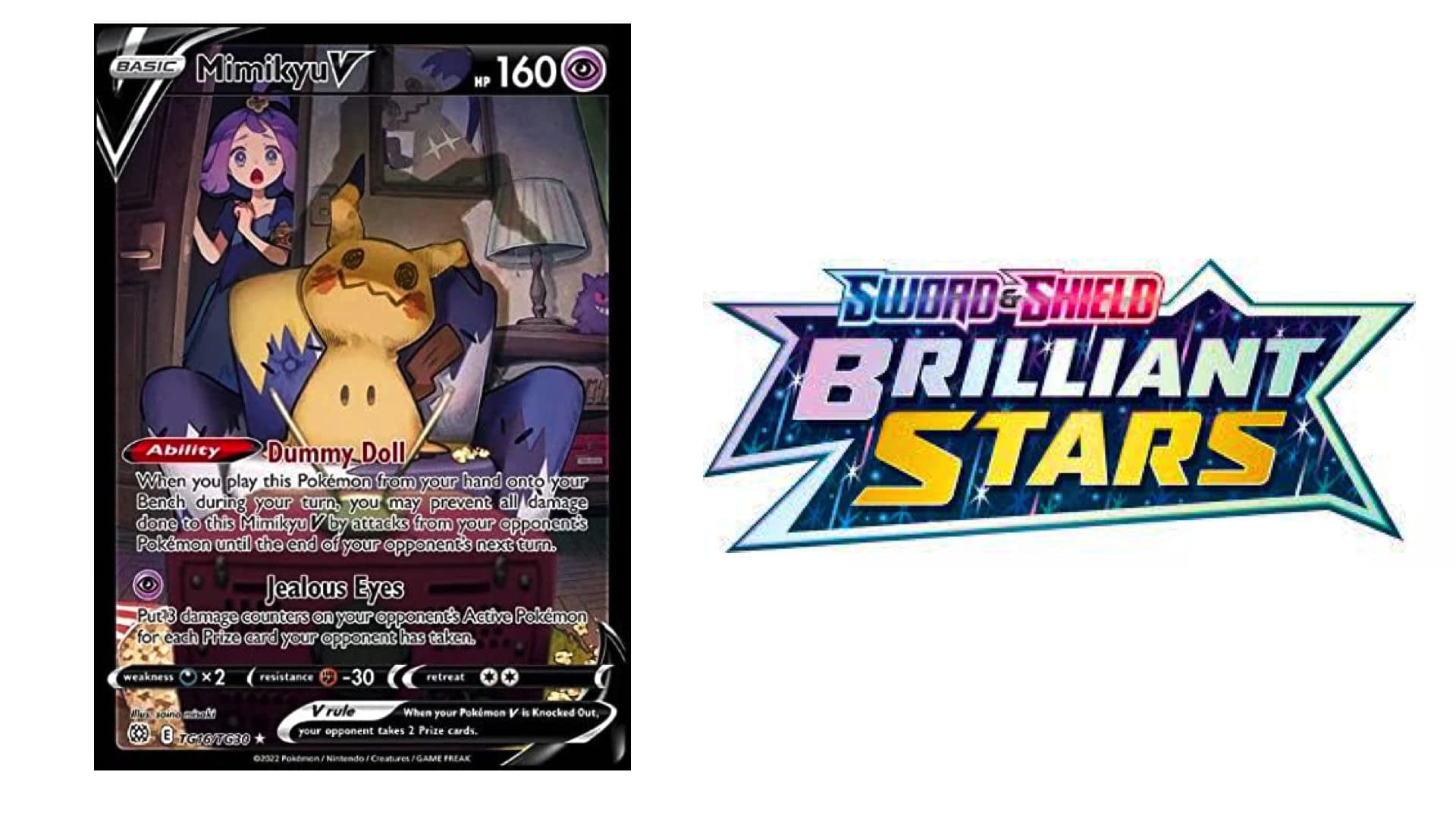 Spiritomb 089/172 (NM, Pokemon Card, Brilliant Stars 2022, Darkness,  Common)