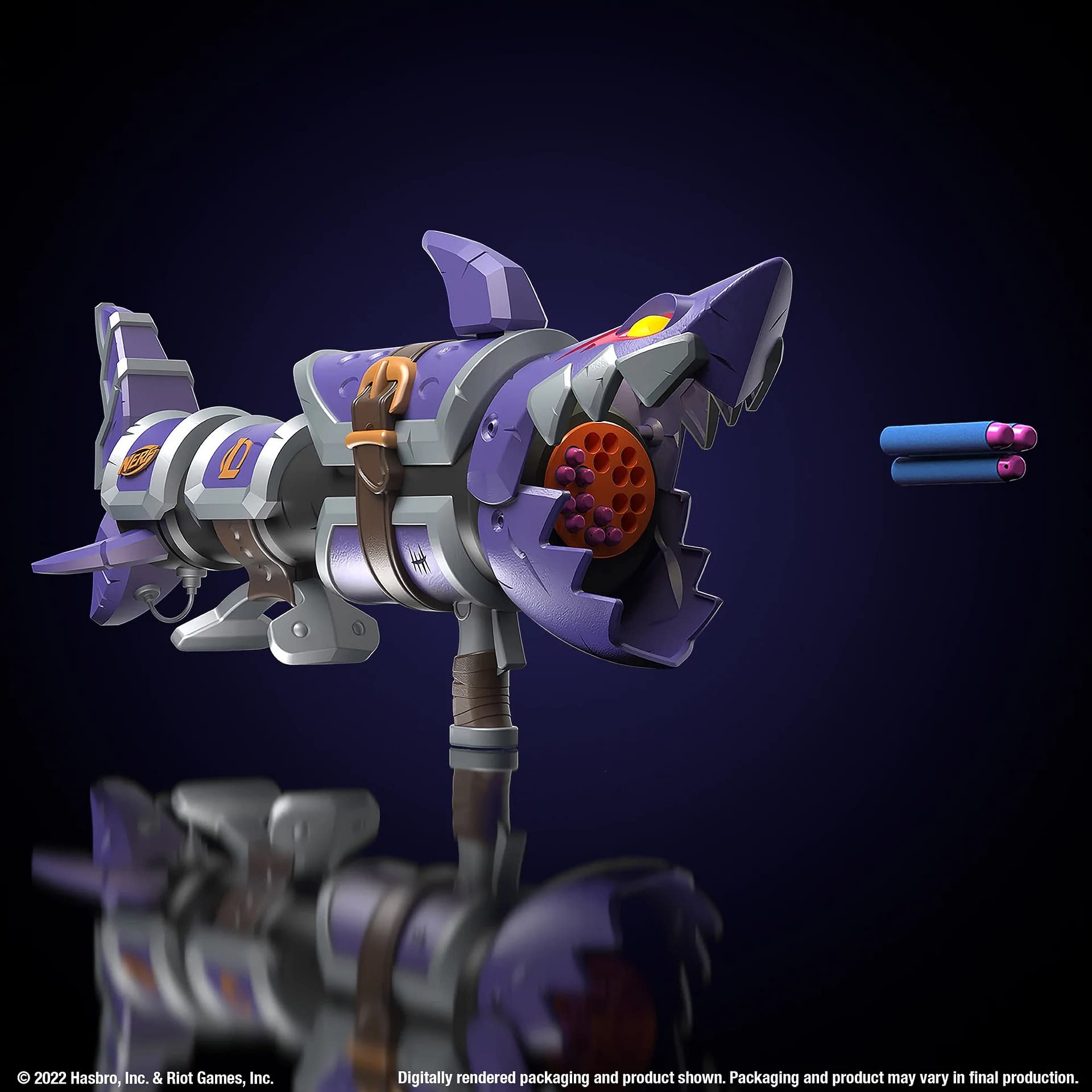 Hasbro Debuts League of Legends Jinx Fishbones NERF Blaster