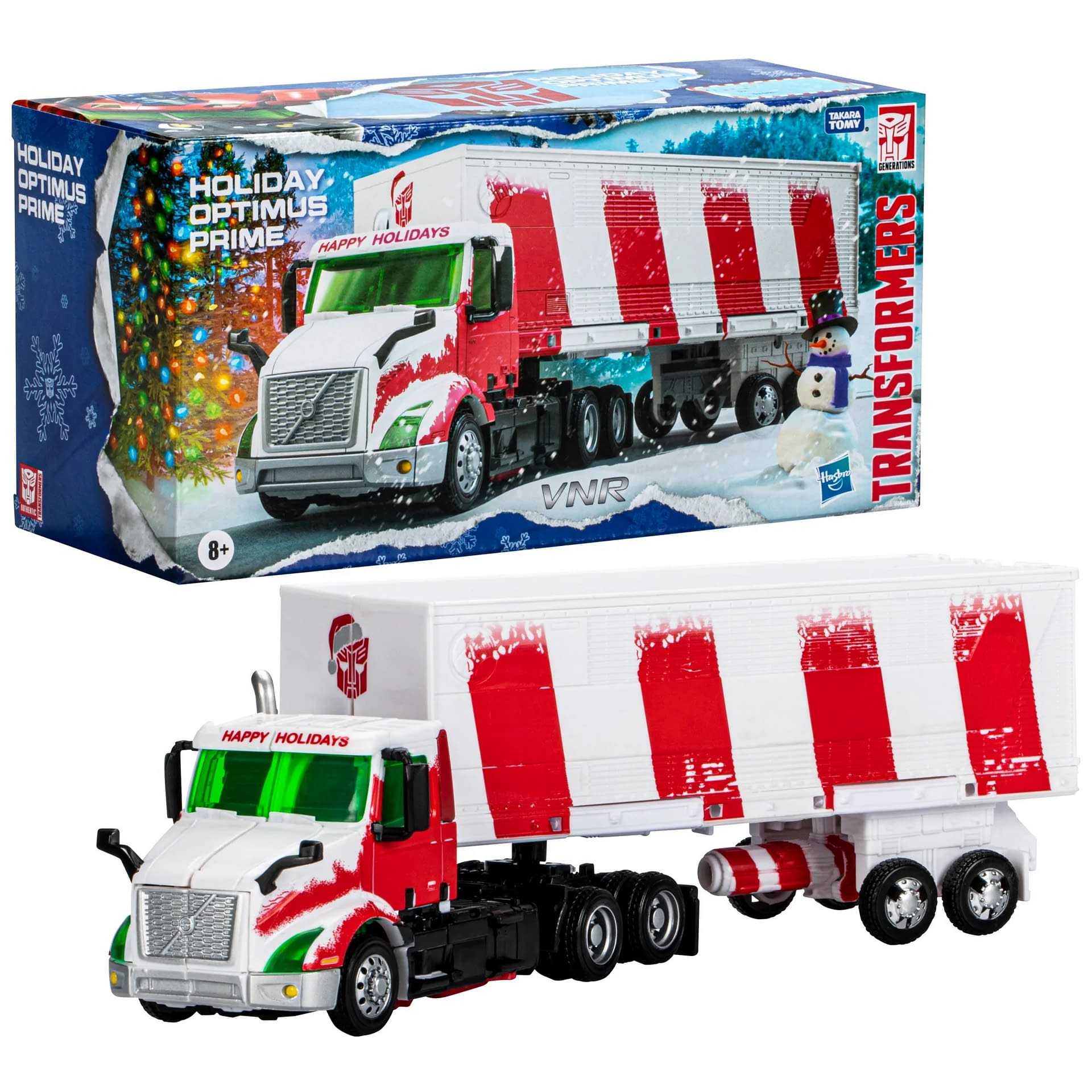 Transformers Optimus Prime Gets a Holiday Makeover with Hasbro 