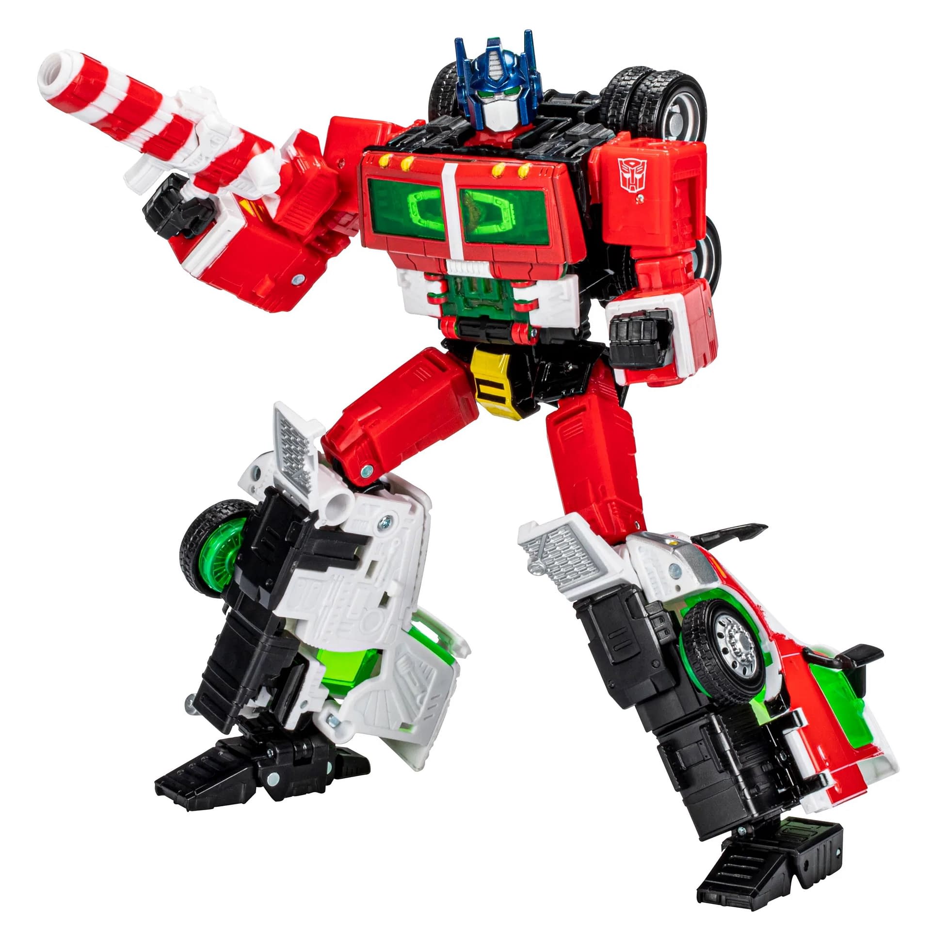 Transformers Optimus Prime Gets a Holiday Makeover with Hasbro 