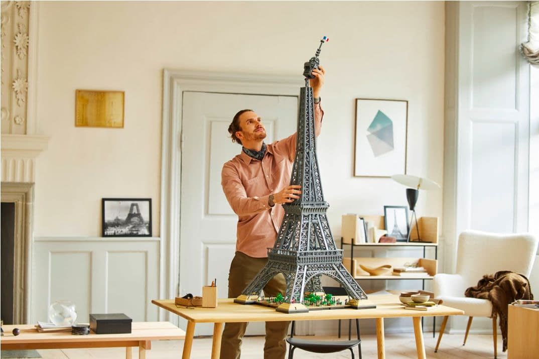 The Eiffel Tower Comes to Life with 10,000 Piece LEGO Set